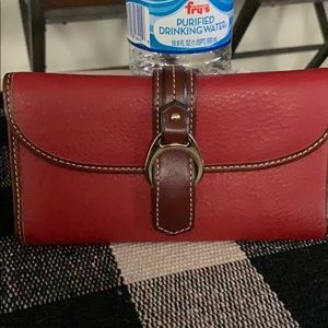 Dooney and Bourke red wallet